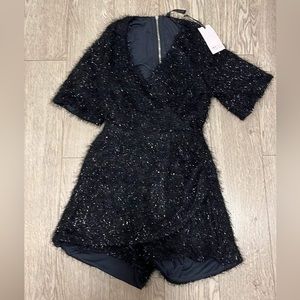 Brand new Smash and Tess black Tinsel romper 3XS